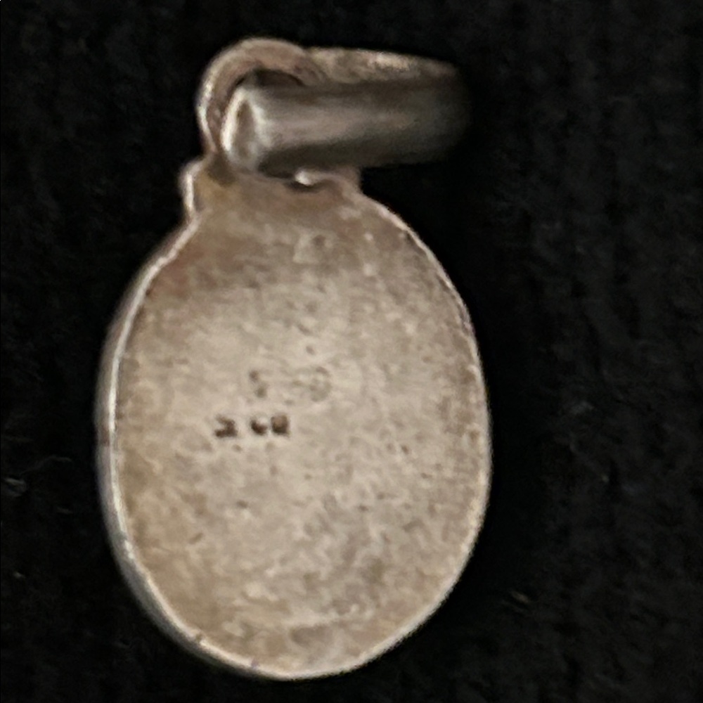 Silver and Larimar Pendant - Picture 3 of 3